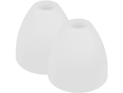Juego De 2 Bombillas De Repuesto E27 De Cristal Esmerilado Para Lámparas Colgantes, Pantallas Blancas Pequeñas Para Candelabros.