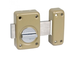 Cerradura Pulsador V136 110 Tornillo 40Mm Cilindro Bronce VACHETTE 16103000