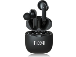 YEMAESRE Auriculares intrauditivos Micrófonos estéreo verdaderos YEMAESRE Bluetooth Negro