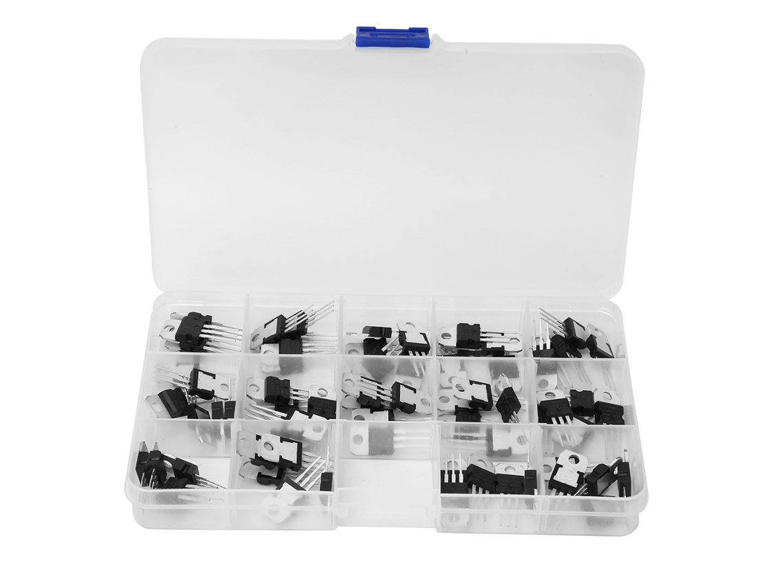 Yncm2026-70pcs Conjunto De Transistores Reguladores De Voltaje De Tres Terminales Con Protección Contra Sobrecorriente