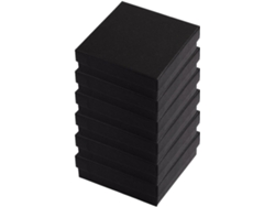 Cajas Pequeñas Joyas Forro Esponja Papel Negro Juego 6 Ligeras Portátiles Decoración Escritorio Embalaje