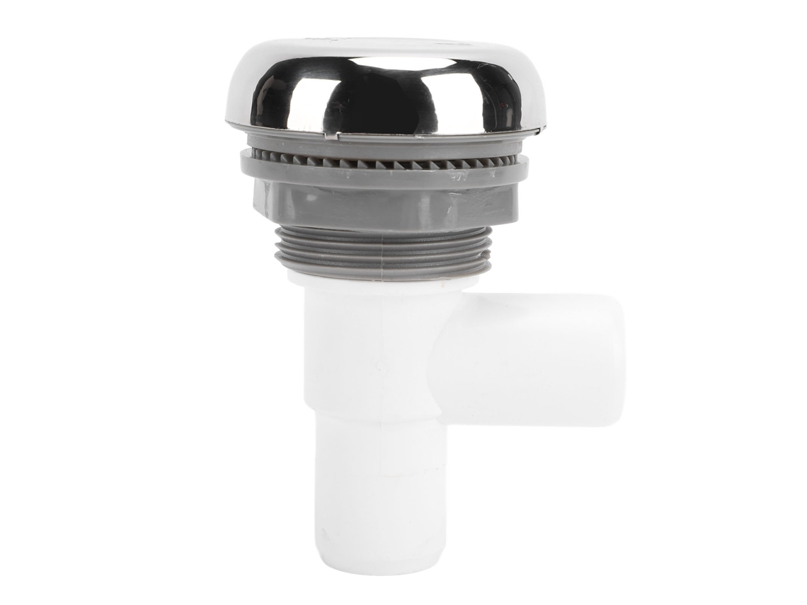 Válvula de control de nivel de acero inoxidable para piscinas y spas | Sin marca
