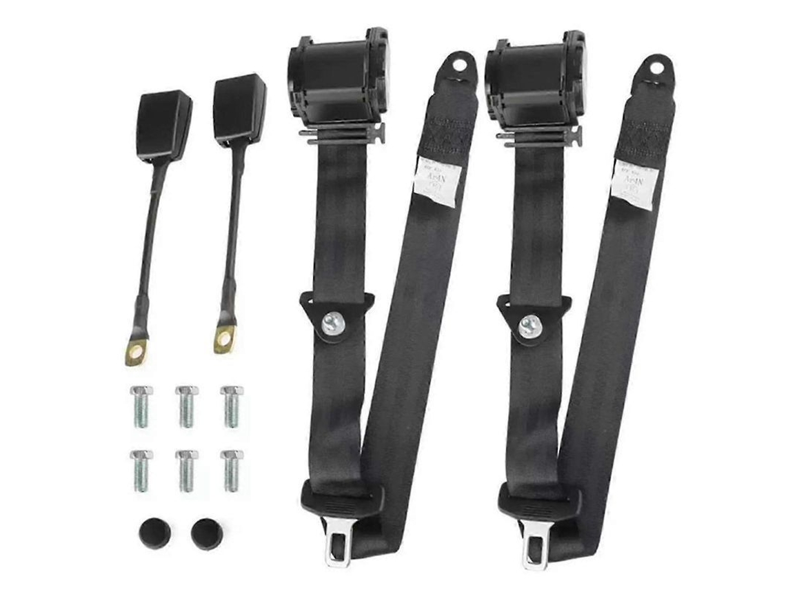 Paquete de 2 cinturones retráctiles ajustables Topbathy