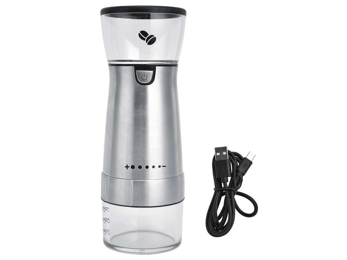 Molinillo de café eléctrico portátil de acero inoxidable, ideal para la cocina. Rosewell