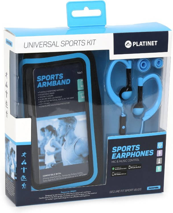 Auriculares PLATINET PM1070BL (In Ear - Azul)