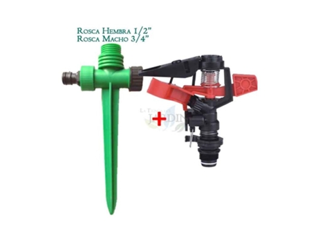 Kit Aspersor Agrícola Sectorial 1/2 8-13M Pincho Porta Aspersor SUINGA
