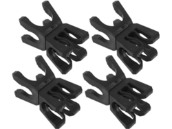 Juego De 4 Clips Giratorios Para Postes De Entrenamiento De Agilidad