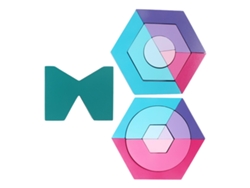 Rompecabezas de madera Slowmoose de 19 piezas, juguetes y actividades