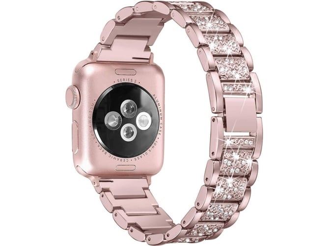 Correa Apple Watch 38 mm WJS Metal Rosa