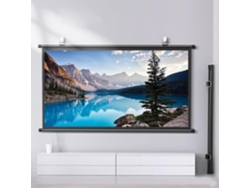 Pantalla De Proyección Portátil De Mano, 30 40 50 60 72 Pulgadas, Enrollable, Para Uso En Interiores Y