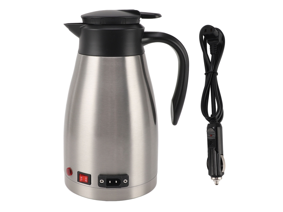 Hervidor Eléctrico De Acero Inoxidable 304 De 12 V Y 1300 Ml Para Coche, Portátil Para Viajes Y Uso En Exteriores.