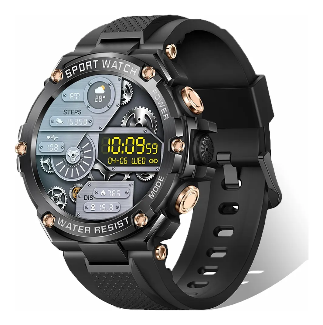 Relojes militares inteligentes Vayotoy para hombre que hacen llamadas