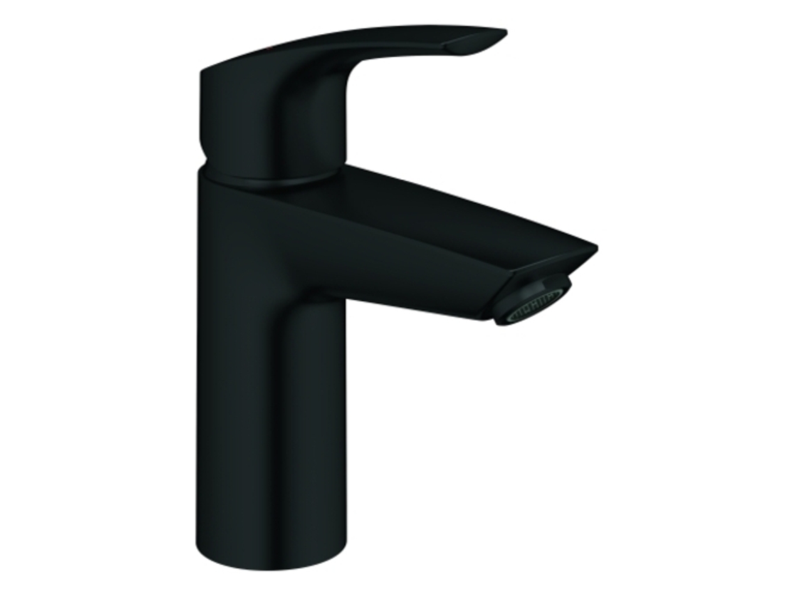 Grifo monomando de lavabo Eurosmart, tamaño S, salida de 109 mm, sin cisterna, 324672433, negro mate Grohe