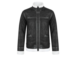 2026-chaqueta De Cuero Falso Espesorado Para Hombres Mystdiy