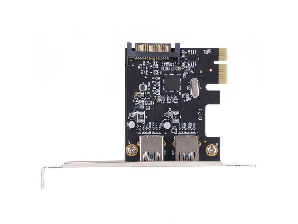 Tarjeta De Expansión Pci-e Usb3.0 5gbps Adaptador De Computadora De Escritorio De Alta Velocidad De 2 Puertos