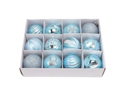 Bolas Navideñas Decorativas Para Fiestas Familiares, Cenas, Jardín Y Cumpleaños - Azul