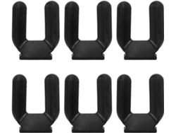 6 Topes Rueda Antideslizantes Muebles, Soporte Rueda Goma