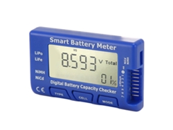 Medidor Digital De Baterías 5 En 1 Con Pantalla Lcd Para Capacidad, Voltaje Y Resistencia De 6,5 V A 29,4 V.