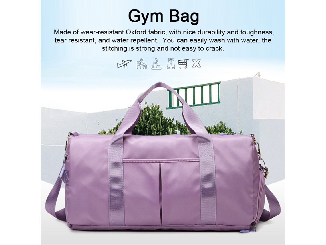 Bolsa De Gimnasio Unisex Con Compartimento Para Ropa Mojada Y Zapatos, Mochila Deportiva De Viaje.