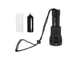 Linterna de buceo BJ de 3800 lm, resistente al agua hasta 100 m (IPX8), 3 modos de iluminación para actividades subacuáticas.