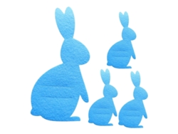 4x Bolsas para cubiertos de Pascua Bolsas de regalo Blueslowmoose