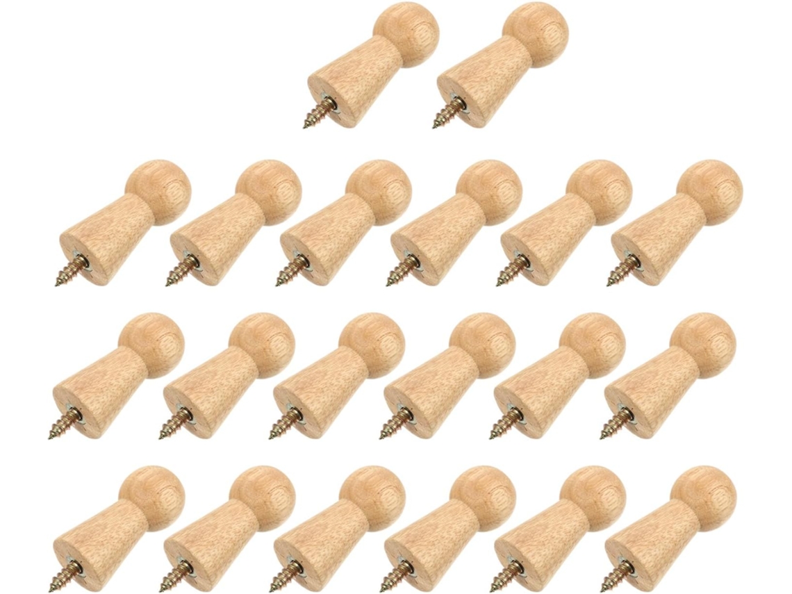 Juego de 20 accesorios de baño de madera, para hotel.