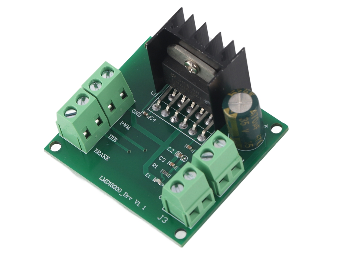 Yncm2026-módulo Controlador Motor Dc Lmd18200t Regulación Pwm 4.5‑5.5v Control De Velocidad