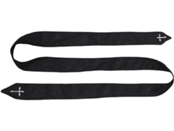 Cinturón Medieval De Algodón Negro Para Disfraz De Sacerdote, Accesorio Cómodo Y Decorativo.