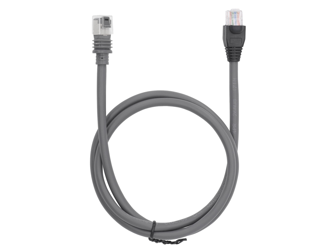 Cable Ethernet, Mini Extensión De Antena Satelital Rectangular, Resistente Al Agua, Portátil, 1 M, Gris.