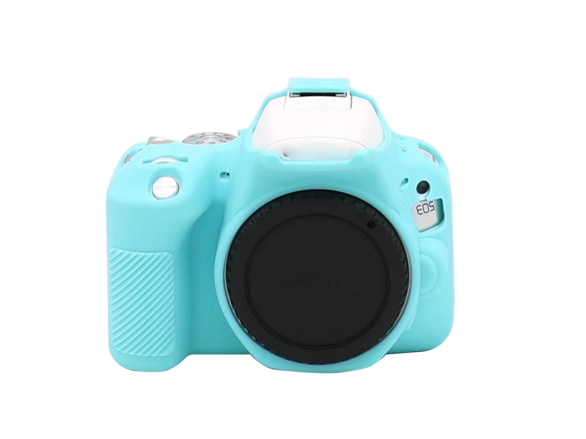 Funda protectora de silicona suave para Canon Eos 250d Azul Zruxe