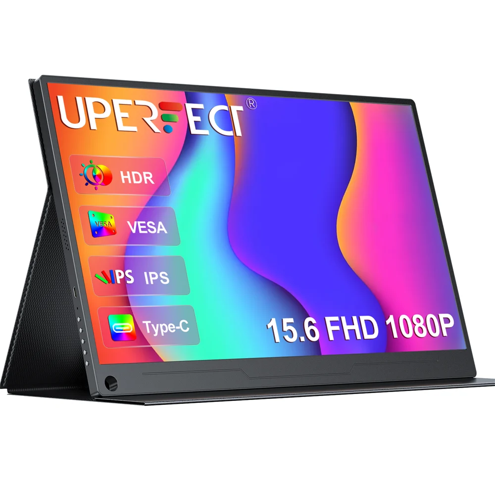 Monitor Portátil Uperfect, Monitor De Viaje Para Laptop (15,6" - 100 % Srgb, Usb C Y Hdmi - 1080p)