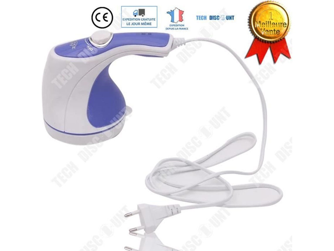 Dispositivo de masaje corporal cuidado de la belleza masajeador de cabeza multifuncional anticelulítico pierna cuello Cervical azul blanco pequeño INNOVTEC