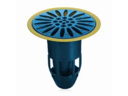 Tapon Antiodorante Para Desagüe De Ducha Y Piso Con Filtro Antiobstrucción Y Repelente De Insectos Mxbc Azul