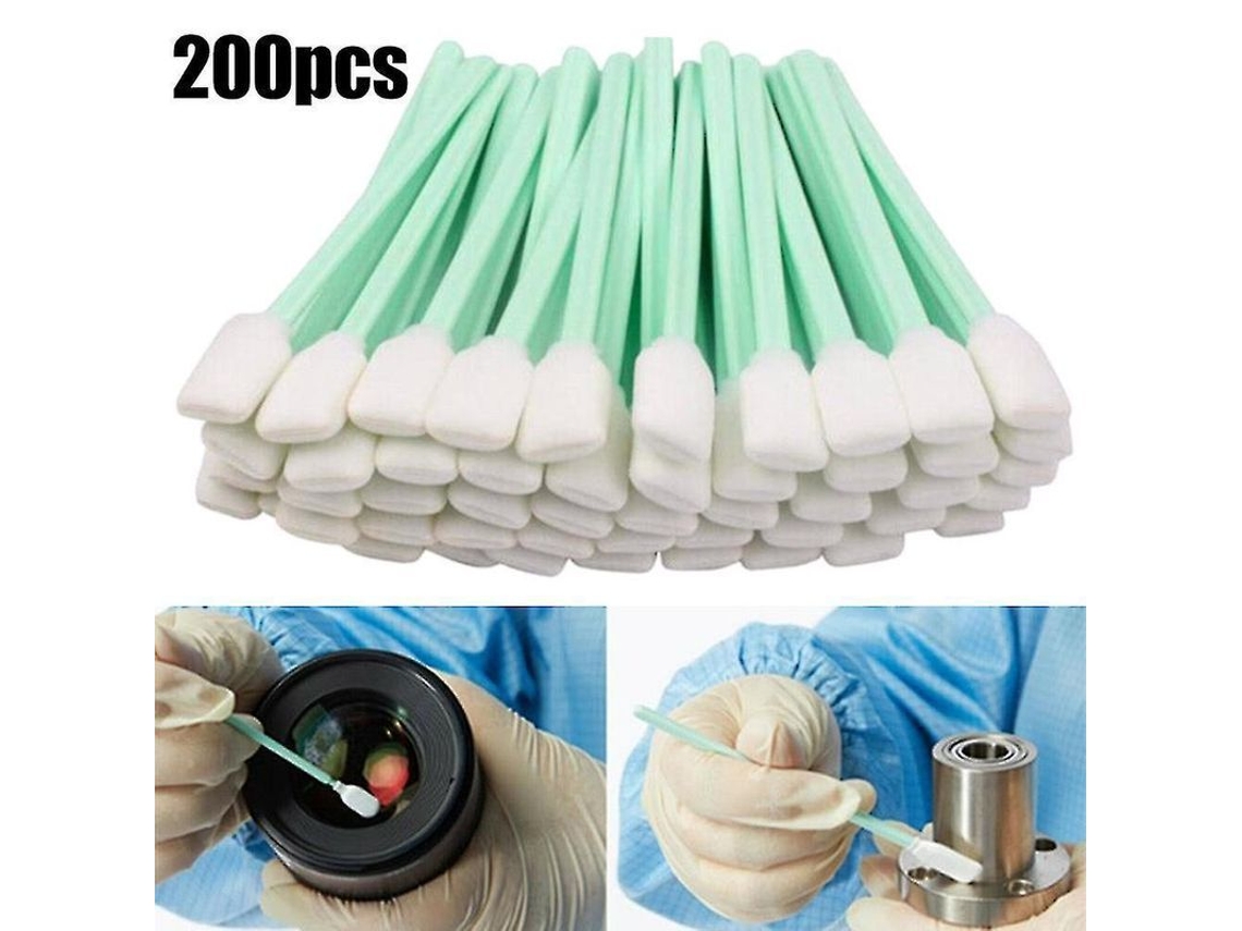 Hisopos De Limpieza De Espuma, Sin Polvo, 100/200 Unidades Upc