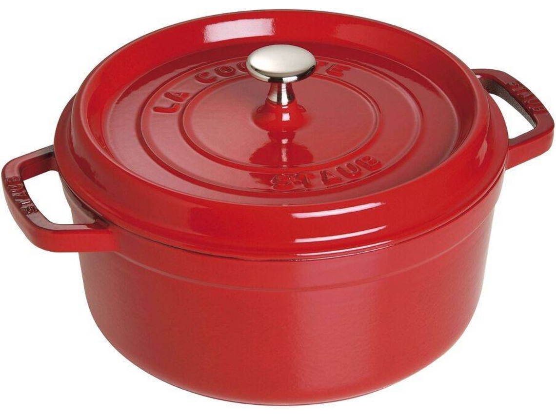 Cacerola STAUB (Rojo - Hierro Fundido - 24 cm)