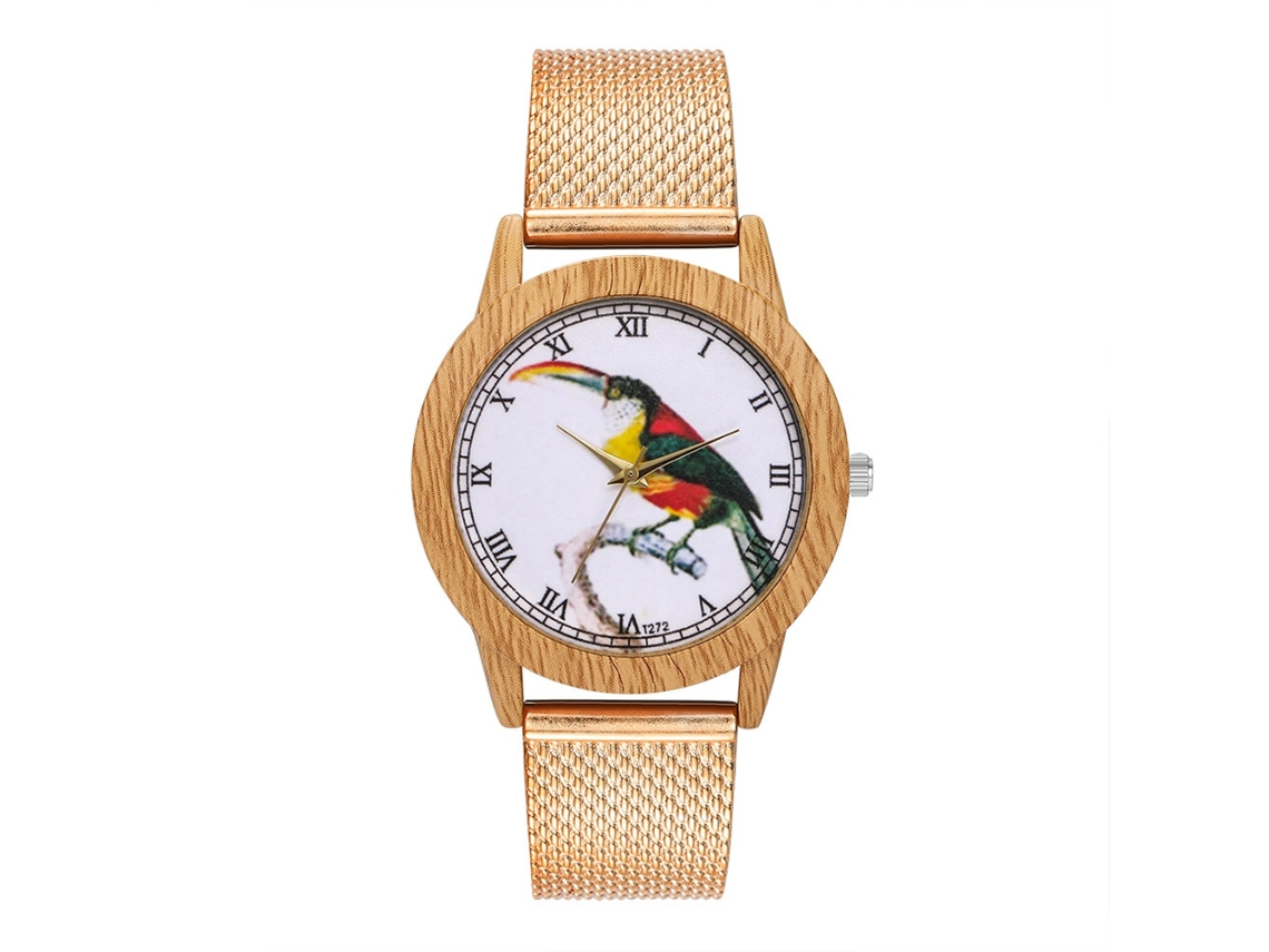 Reloj De Pulsera Unisex De Cuarzo, Marca Nueva, Alta Calidad, Oro Rosa.