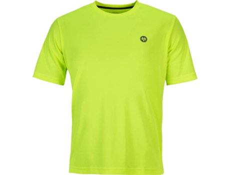 Camiseta de Hombre para Deporte OLIVER SPORT Activa Multideportes Poliéster Amarillo (XL)