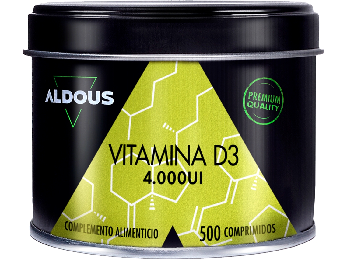 Vitamina D3 ALDOUS LABS 500 comprimidos Vitamina D3 4000 UI