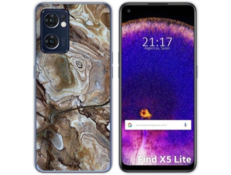 Carcasa Oppo Find X5 Lite 5G TUMUNDOSMARTPHONE Dibujos Mármol 14 Multicolor