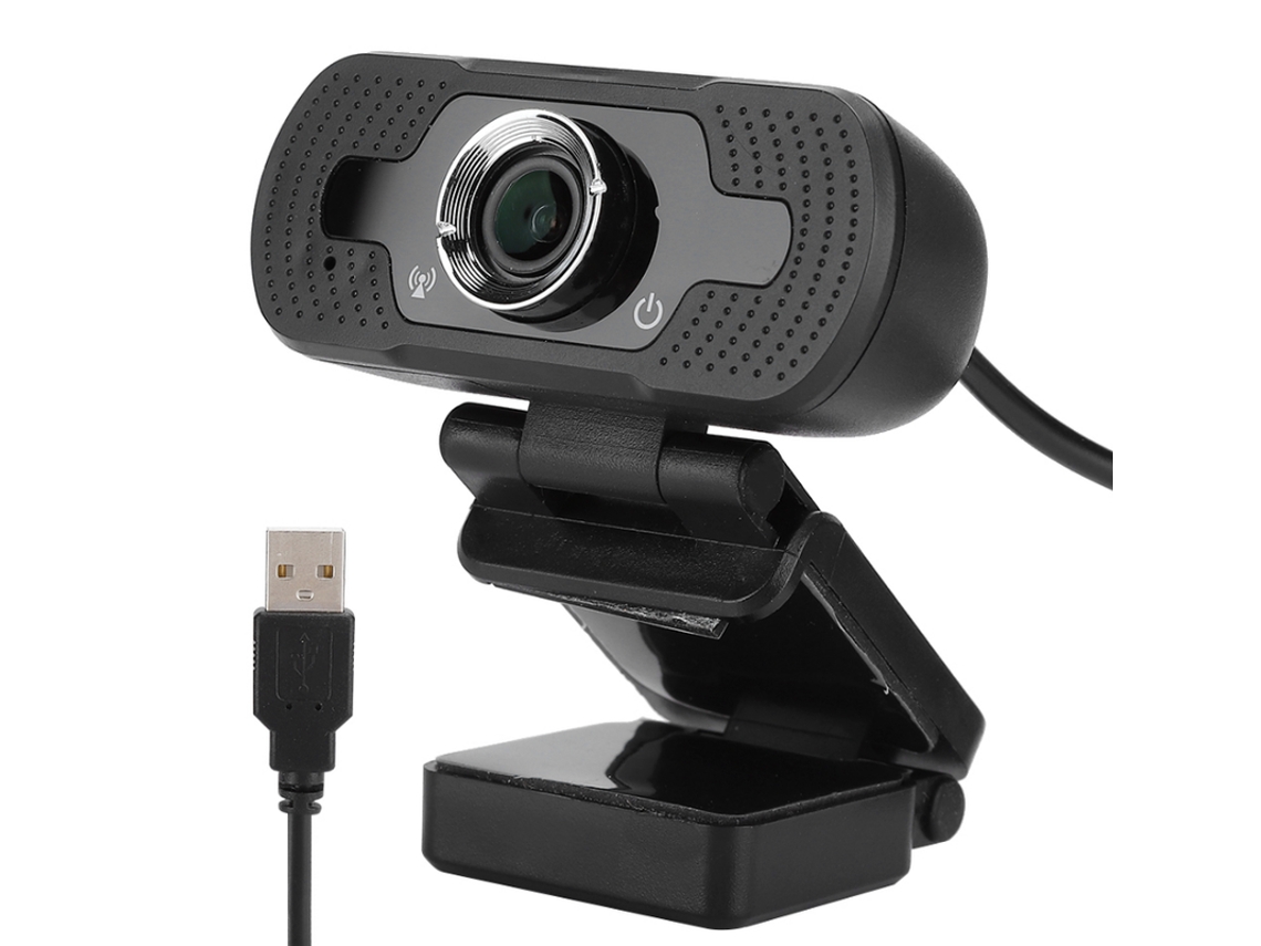 Cámara Web para Computadora CHRONUS A13 1080P Negra