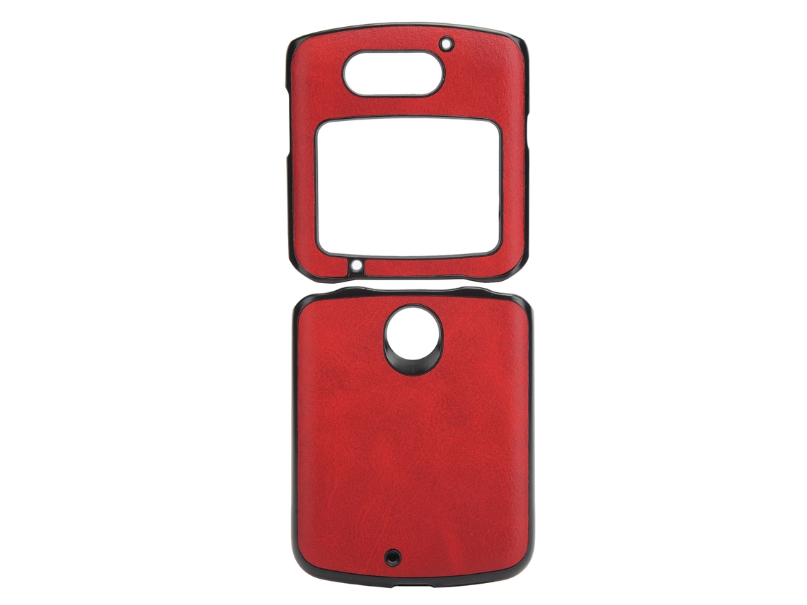 Elegante Funda Protectora De Cuero A Prueba De Golpes Para Razr 5g 2020