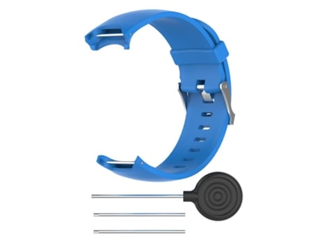 Muñequera para reloj Garmin Approach S3 GPS Elegante correa de reloj de Silicona con herramienta Ajuste individualizado azul