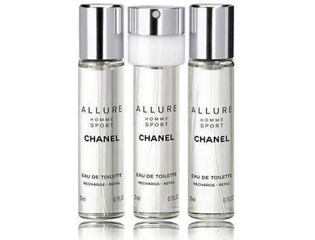 Perfume CHANEL Allure Homme Sport Edt Recargas 3 De (20 ml)