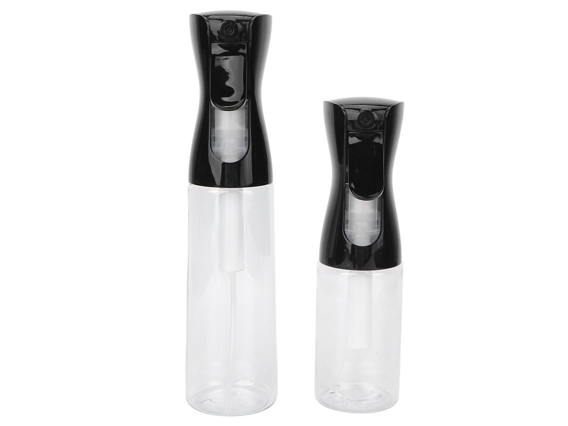 2026 2 Unidades de Frascos Spritz Reutilizáveis de Névoa Fina para Estilo Capilar, 200ml e 300ml