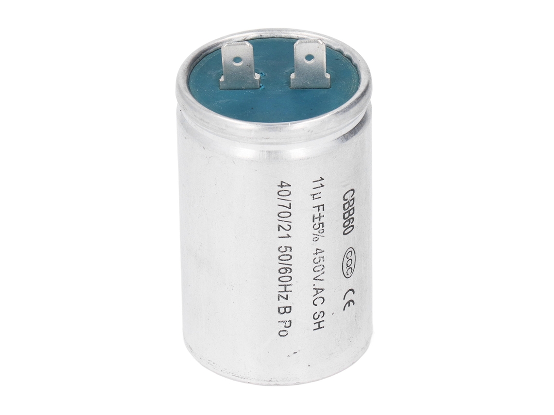 Capacitor De Arranque E Funcionamento De Motor 11uf 450vac Alta Resistência De Isolação