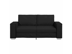 Sofá De Salón | Sofá De Descanso | Sofá Negro 180 X 80 X 84 Cm Tela