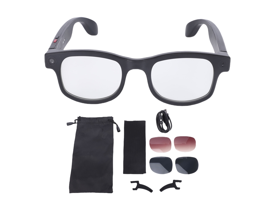 Gafas Inteligentes Ai (cámara Hd 1080p, Música Y Llamadas Bluetooth)