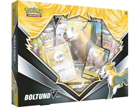 Juego de Cartas POKEMON PKM Boltund V Box (Edad Mínima: 8 Años -Nivel de Dificultad: Intermedio)