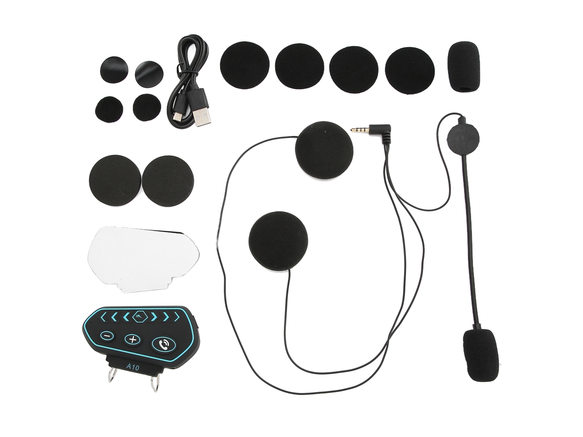 Auriculares Bluetooth Para Casco De Motocicleta (navegación Integrada, Inalámbrico, Resistente Al Agua)
