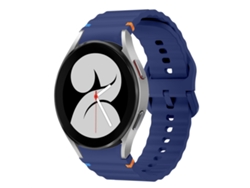 Correa de silicona cosida para Samsung Galaxy Watch 4 con patrón de ondas CSYY (40 mm/44 mm)